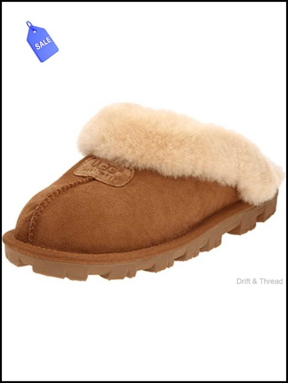 Women's Coquette Sheepskin Slippers Twinface Treadlite Comfort Slip-On